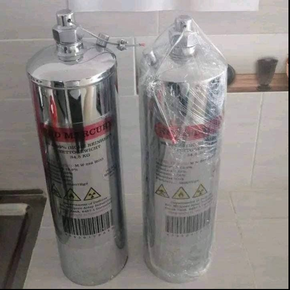 Buy 34kg Red Liquid Mercury | 99.9% Pure | Germany 20/20