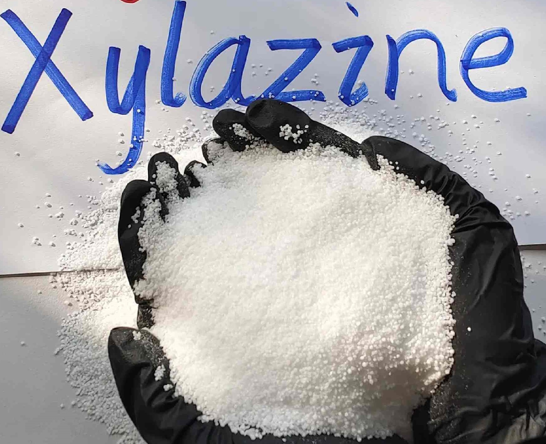 America & Europe, 99% Pure Xylazina/ Xylazine HCl Powder CAS 23076-35-9 Xilazina, Security Customs. Base